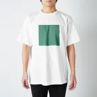「Birth Day Colors」バースデーカラーの専門店の3月20日の誕生色「ダスティ・ジェイド・グリーン」 Regular Fit T-Shirt