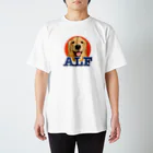 犬派のおみせの赤マルALF スタンダードTシャツ