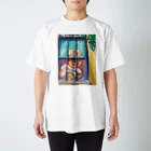 ku_uyaのL.A.のタコス屋さんの壁の絵 スタンダードTシャツ