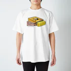 低山食堂 SUZURI店のバター好きのためのButterTシャツ(ピンク) Regular Fit T-Shirt