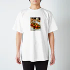 鹿美写真館のピザ Regular Fit T-Shirt