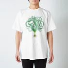 アクアプランツデザインのミズクサT→クリナム アクアティカナローリーフ Regular Fit T-Shirt