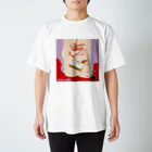 悪者の使い古スポンジ　背景付き Regular Fit T-Shirt