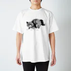 fumiharu.Catのfumiharu.やんのかステップ中 Regular Fit T-Shirt