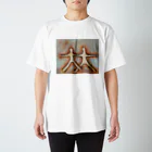 はにわのわのPAINTING / DRAWING Regular Fit T-Shirt