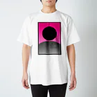 Q2 designのHANAFUDA『芒に月』風ロゴ スタンダードTシャツ