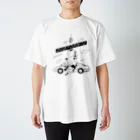 DUBPOPNITEANDMOREのDUBPOPNITE09 mono-w スタンダードTシャツ