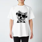 Connect Art SUZURI STOREのConnect Art 003 Dog Regular Fit T-Shirt