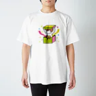 ハピプチ モン★スターのおめでとう！ スタンダードTシャツ