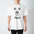 しっぽ堂のShippodo (前身頃のみのデザイン) Regular Fit T-Shirt