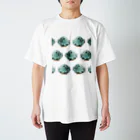 madeathのチョコミントアイスコーン柄 グッズ Regular Fit T-Shirt