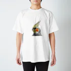 オカメ日記chのオカメインコのグッズ スタンダードTシャツ