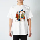 Nursery Rhymes  【アンティークデザインショップ】のカノッサの屈辱 Regular Fit T-Shirt