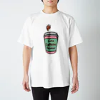 モルク -molk-のカフェイン党 -cute caffeine drinker- Regular Fit T-Shirt