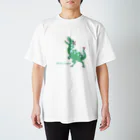 Kelfoy.のヴェロキラプトル(リボン) スタンダードTシャツ