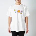 ホームタウンスター　Hometown Star のフラワー　ミックス　Mixed Coloured Flowers スタンダードTシャツ