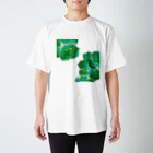 CCCHEART のグリーン Regular Fit T-Shirt