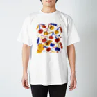 愉快レトロ雑貨屋★39太郎の🍒踊るサクランボ🍒 Regular Fit T-Shirt