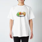 おばけのおかしやさんのおばけとプリンアラモード Regular Fit T-Shirt