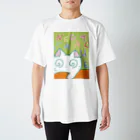 なくも/イラストレーターのローマ字ＳＴＵＤＹねこちゃん Regular Fit T-Shirt