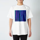 水草のおしゃれブルー（カラフル） スタンダードTシャツ