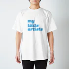 My Little ArtistsのMy Little Artists - Blue Font Tee Regular Fit T-Shirt