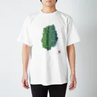 Yanagiya Kosanjiの岩手県_TextMap_緑グラデーション Regular Fit T-Shirt