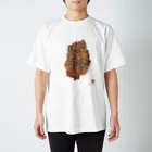 Yanagiya Kosanjiの岩手県_TextMap_木目調 Regular Fit T-Shirt