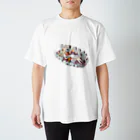 ton汁のえの子のバター醤油アルミホイル包 Regular Fit T-Shirt