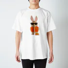 Rod the RabbitのRod the rabbit【直立サングラスあり】 スタンダードTシャツ