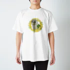 mariechan_koboの040 ウロコインコシナモン ミモザのリース Regular Fit T-Shirt