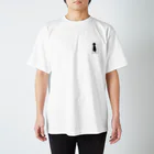 ドリルの黒ビーグル後ろ姿_MADE IN CHINO Regular Fit T-Shirt