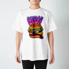 あやしいおばさん くろまめさんのランチ（チーズバーガー） スタンダードTシャツ