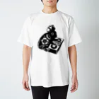 小梅製作所のDJ小梅（DJシャオメイ、DJうさぎ）黒 Regular Fit T-Shirt