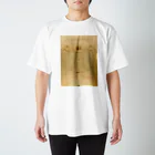 世界美術商店のウィトルウィウス的人体図 / Vitruvian Man スタンダードTシャツ