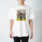 suuのカラフルきのこ Regular Fit T-Shirt