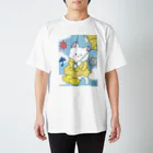 なくも/イラストレーターの気象予報ねこちゃん Regular Fit T-Shirt