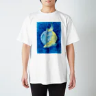 満月雫月(御伽噺蒐集館)の『月光クジラ　地球照』 スタンダードTシャツ