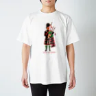 ogura kyoko illustrationのバグパイプ奏者 Regular Fit T-Shirt