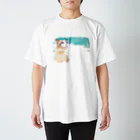 おもち＆つみれの空見るねこ Regular Fit T-Shirt