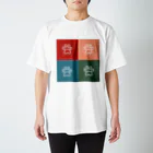 【KOTCH】 Tシャツショップの肉球スタンプ　retro Regular Fit T-Shirt