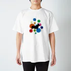 chicodeza by suzuriのカラフルコーギー Regular Fit T-Shirt