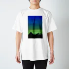 エジプトの写真入り&オリジナルアートグッズの星空のピラミッドの彼方 Regular Fit T-Shirt