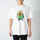 ひーはくちゃんねる公式アイテムのひーちゃん新イラストアイテム Regular Fit T-Shirt