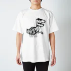 かぷかぷショップの【針金細工】大きい恐竜のグッズ Regular Fit T-Shirt