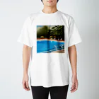 Soup Syrupの#0017 | Pool Hotel 02 Regular Fit T-Shirt