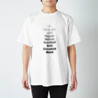 Two Dimensions BarCodeのFont Weight Regular Fit T-Shirt