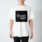 FossilBallのFossil Ball black square Regular Fit T-Shirt