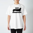 PolarBearLABOのLONG DACHS HUND Regular Fit T-Shirt