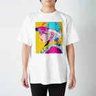 むにヱるのCool Pop AI Girl 01 スタンダードTシャツ